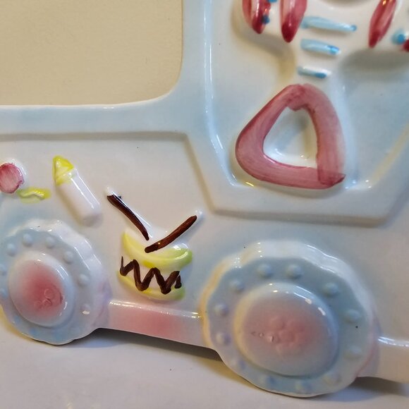 My Neil Baby Nursery Planter Vase Musical Rock A Bye Pastel Baby Shower Gift - Picture 8 of 12